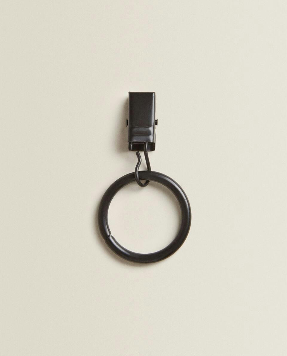 RINGS WITH CURTAIN CLIPS (PACK OF 20)
