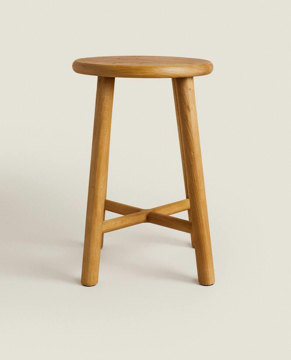 ELM WOOD STOOL