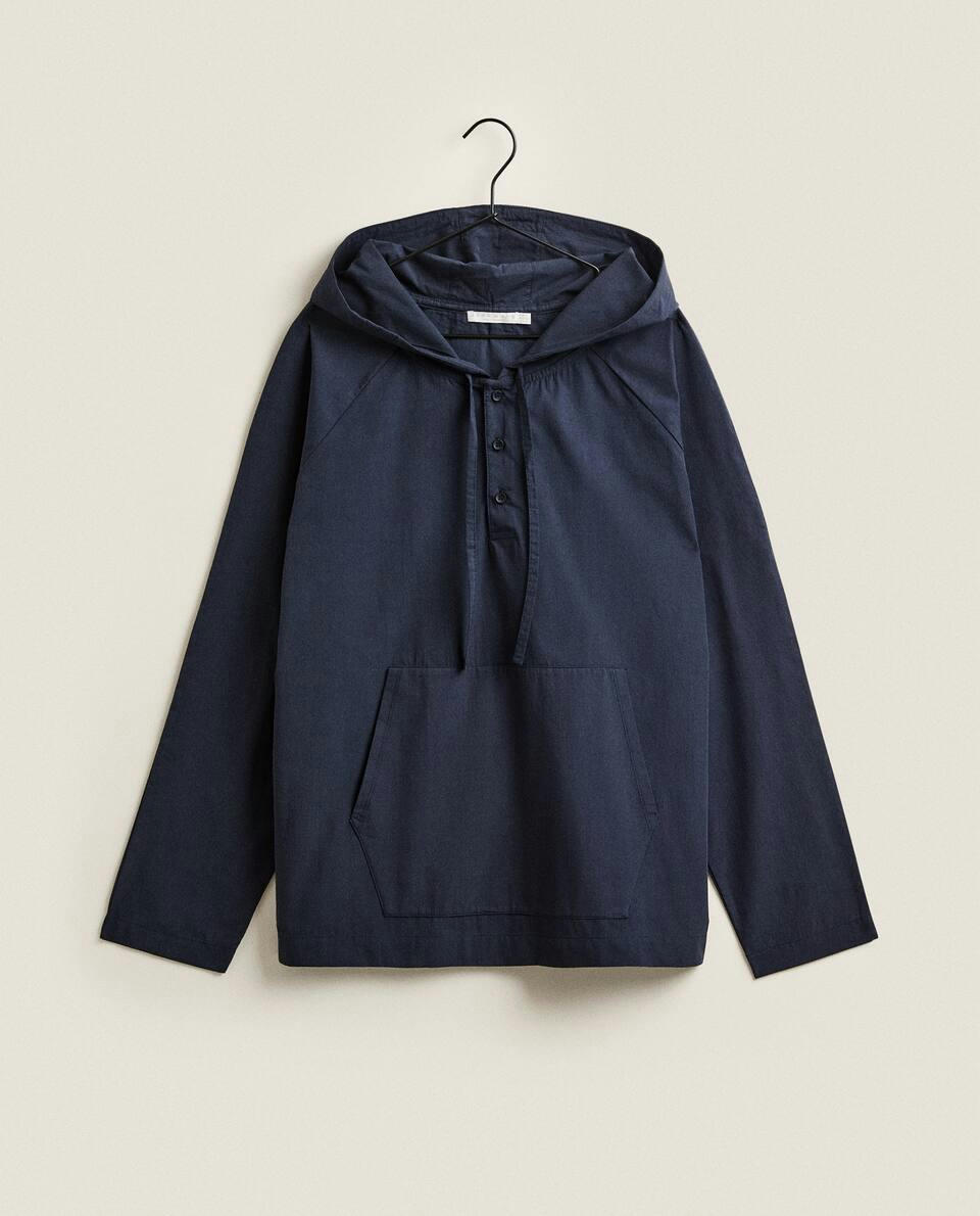 HOODED SHIRT