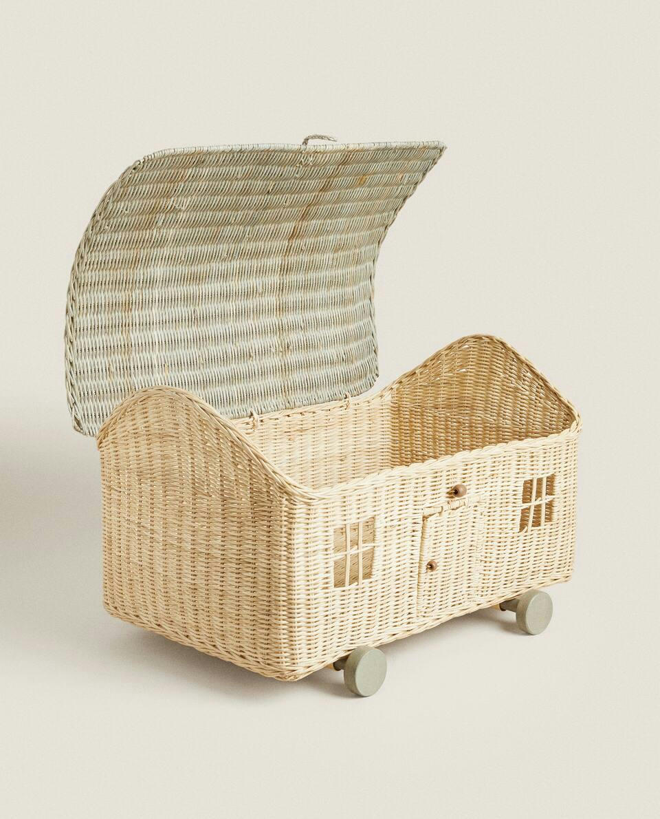 KIDS’ HOUSE BASKET WITH WHEELS
