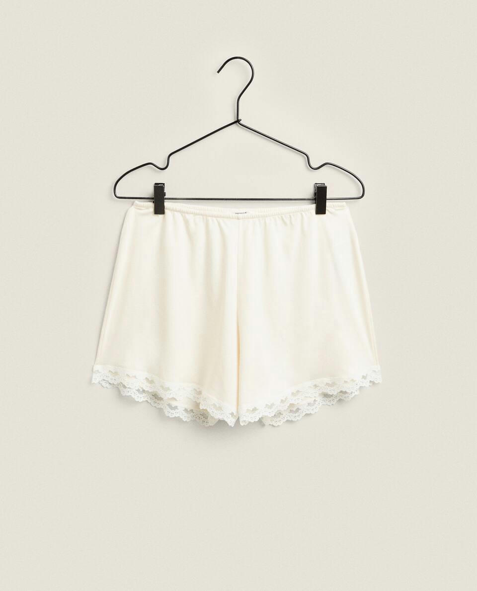 COTTON CAMISOLE SHORTS