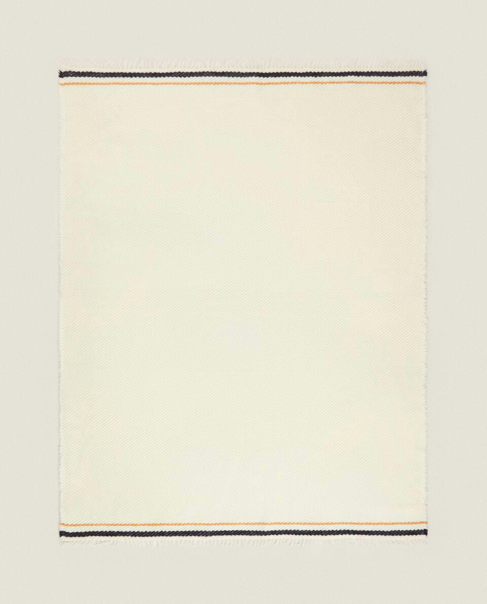 STRIPED WOOL BLANKET