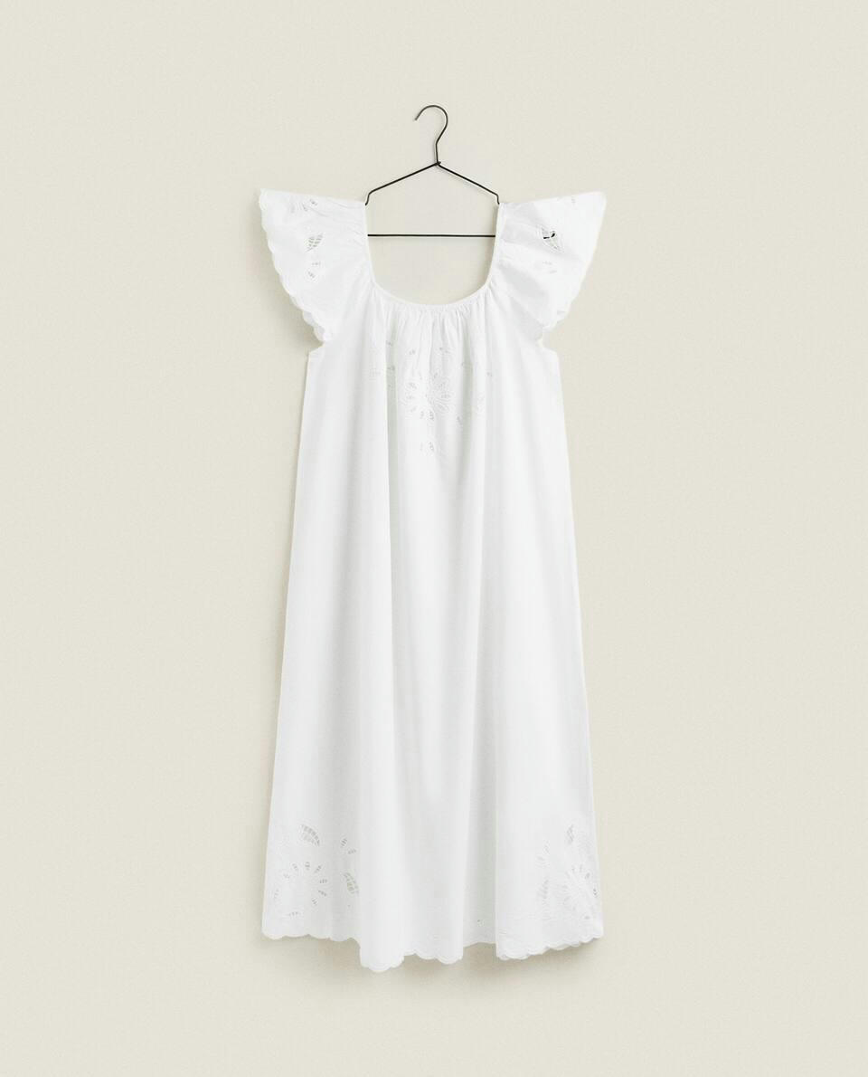 EMBROIDERED NIGHTDRESS