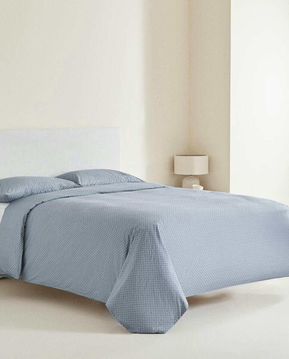 GEOMETRIC PRINT DUVET COVER