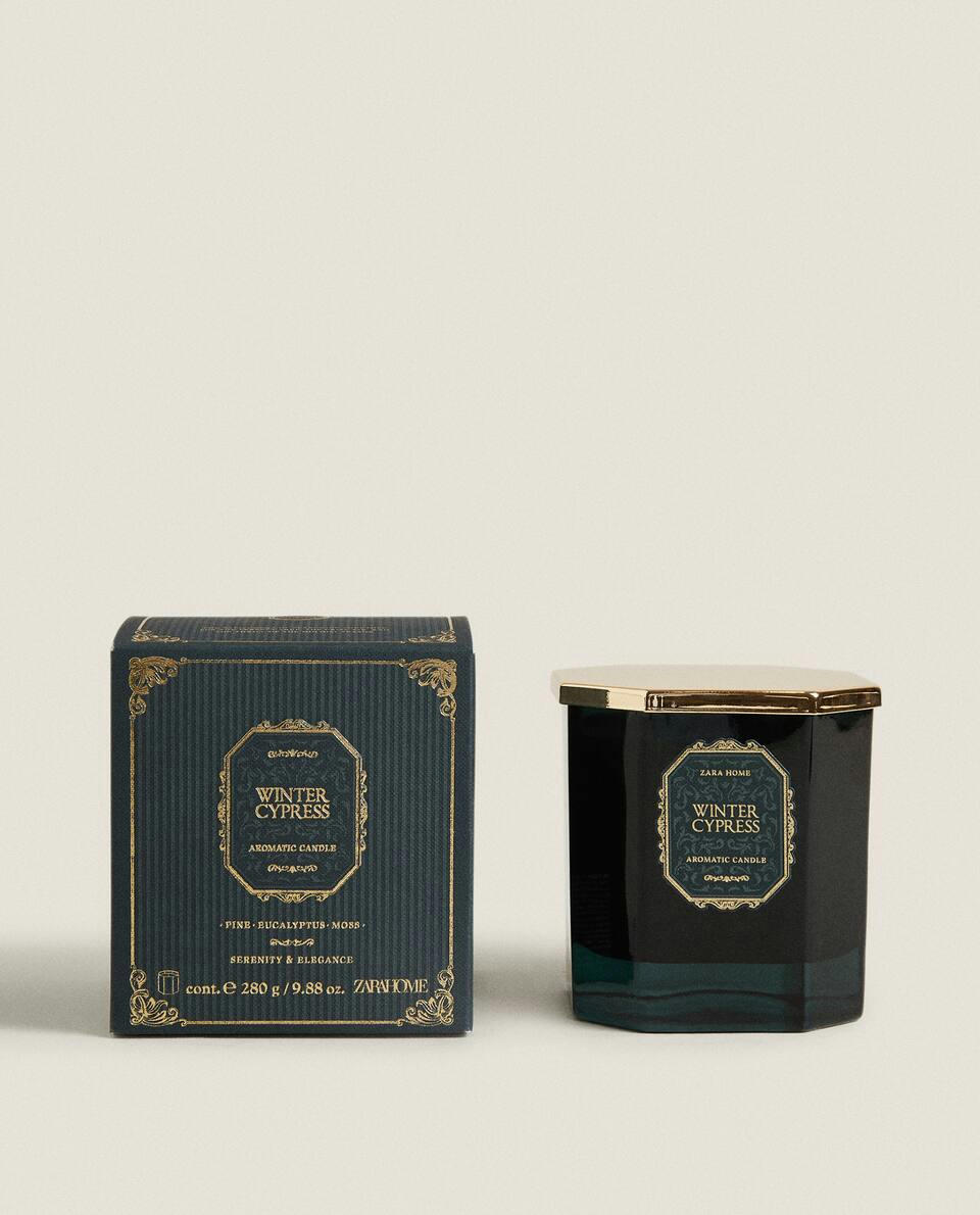 WINTER CYPRESS SCENTED CANDLE