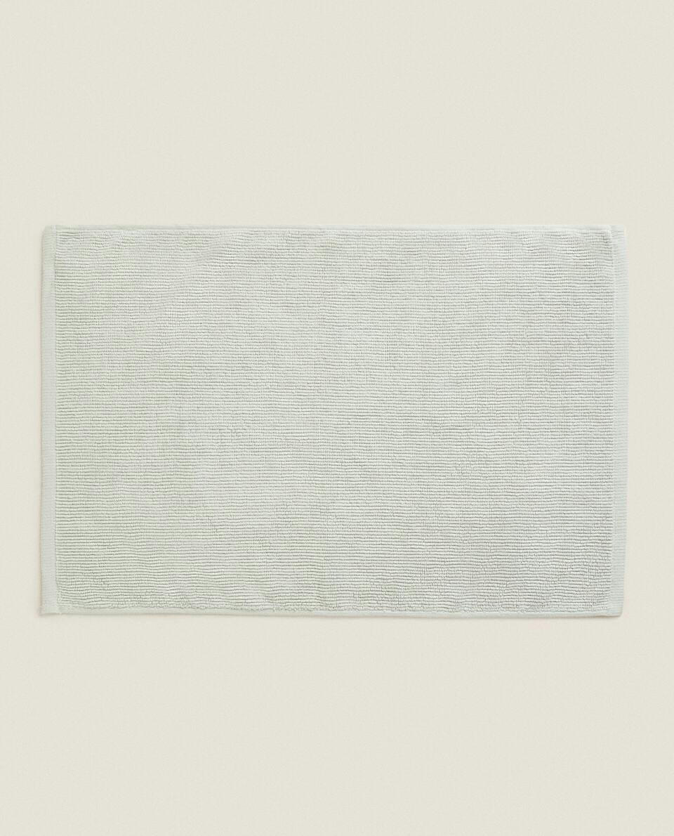 TEXTURED TERRY BATH MAT