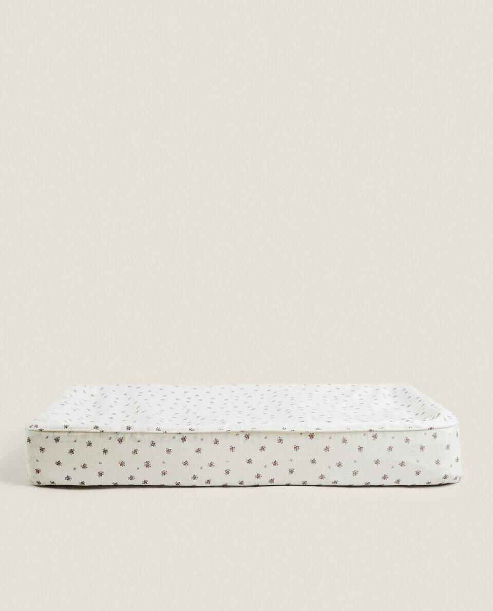 FLORAL CHANGING MAT COVER