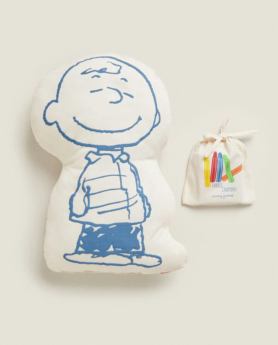COLOURING CHARLIE BROWN PEANUTS? CUSHION