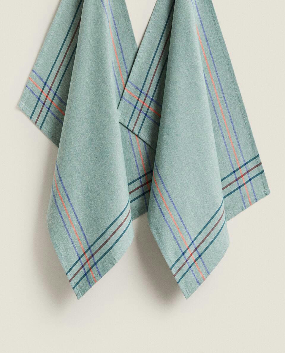 LINE TEA TOWEL (PACK OF 2)