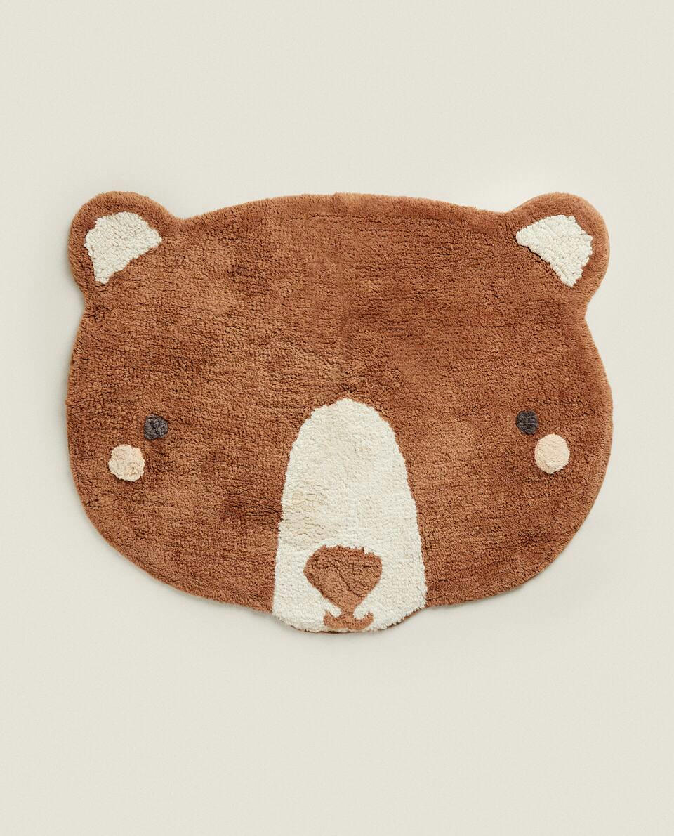 CHILDREN'S TEDDY BEAR BATH MAT