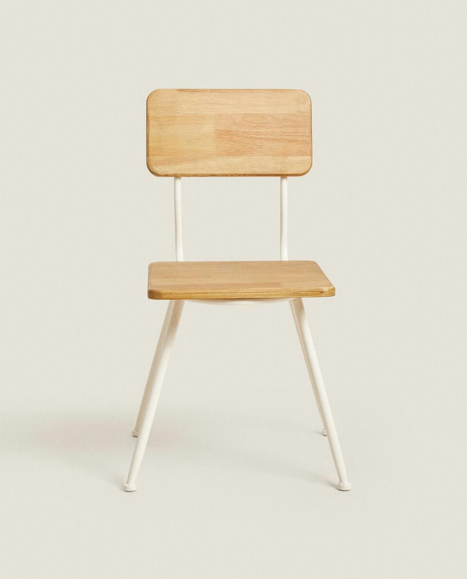 WOODEN DESK CHAIR