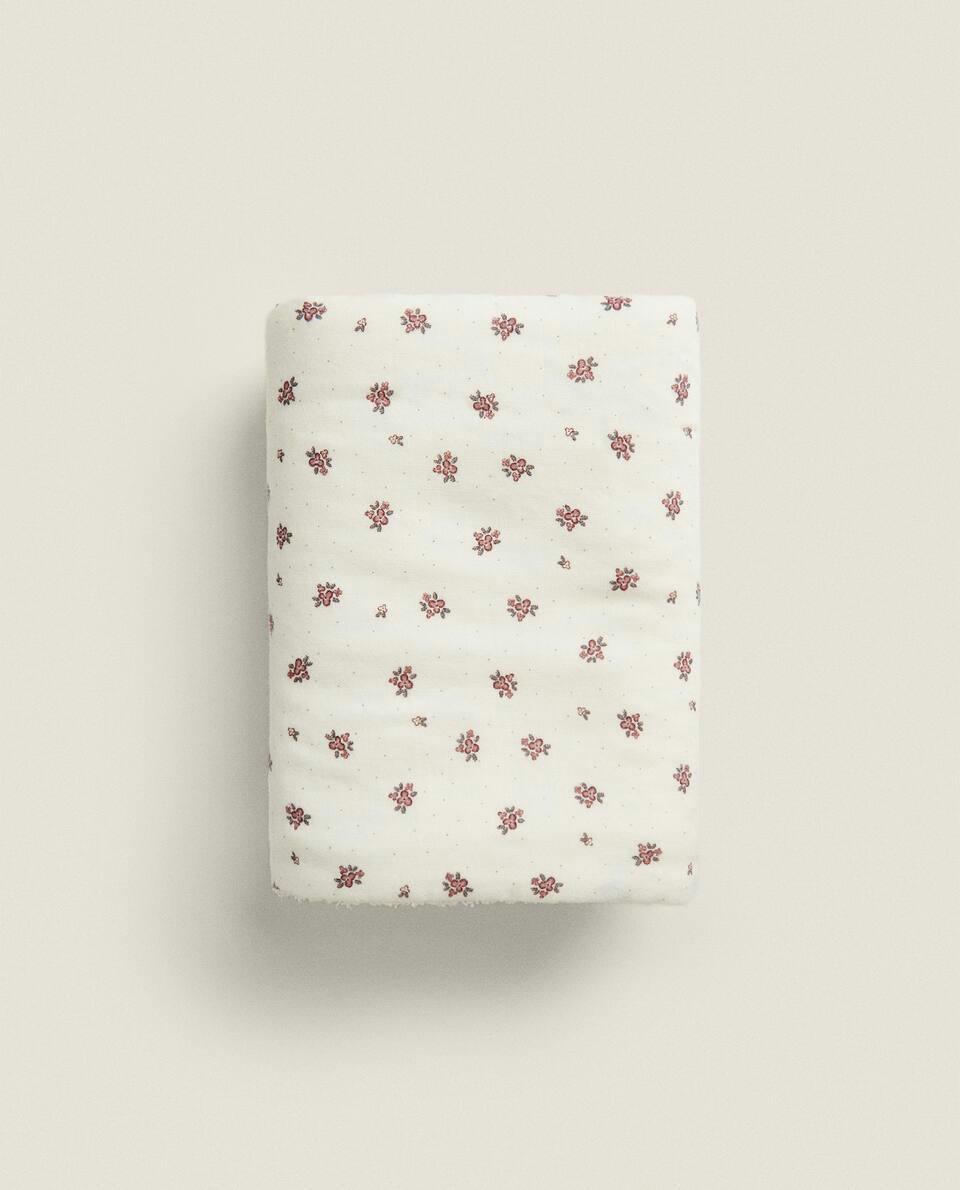 CHILDREN'S FLORAL PRINT TOWEL