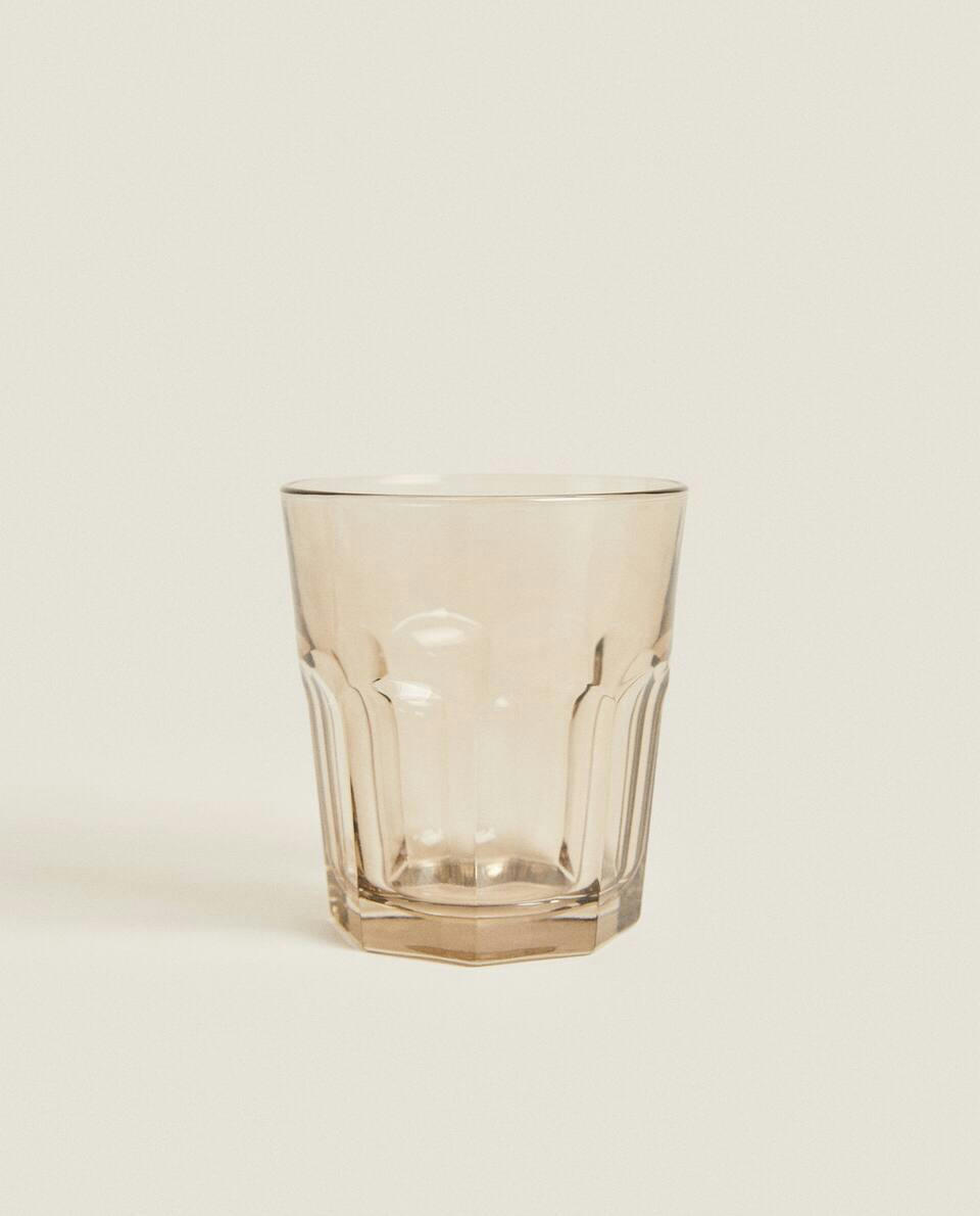 COLOURED GLASSWARE SET