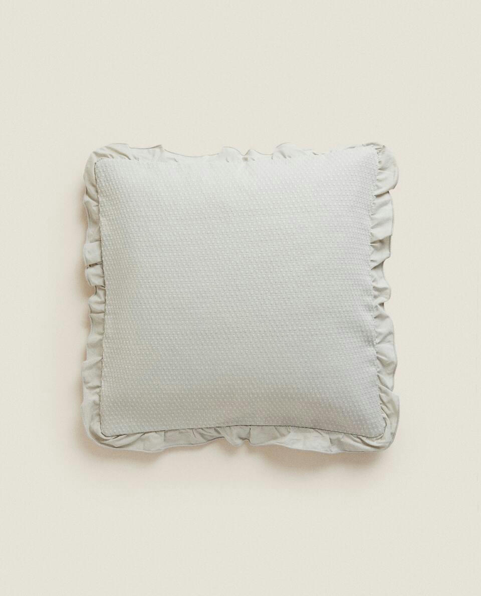 COTTON JACQUARD CUSHION