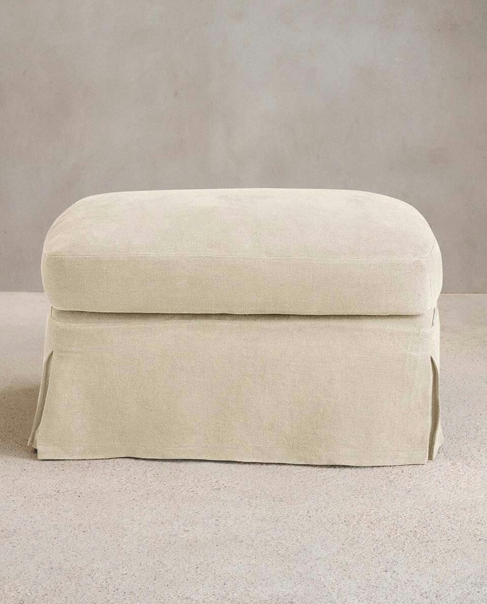 LINEN-FOOTSTOOL COVER 01