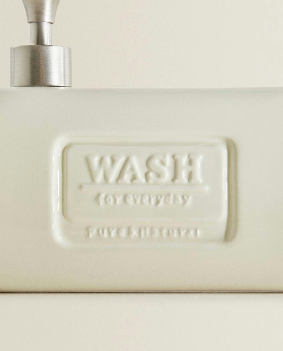 WASHING-UP LIQUID DISPENSER WITH CONTAINER