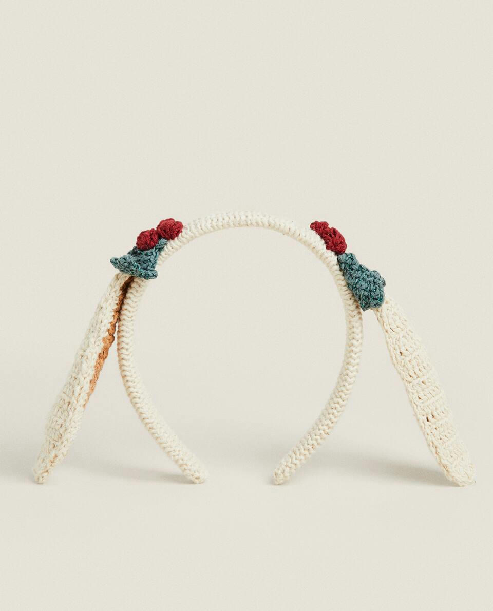 CHILDREN’S CROCHET CHRISTMAS RABBIT HEADBAND
