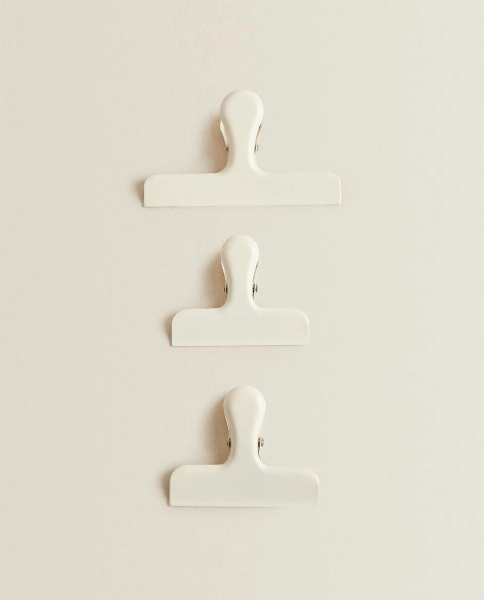 METALLIC CLIPS (SET OF 3)
