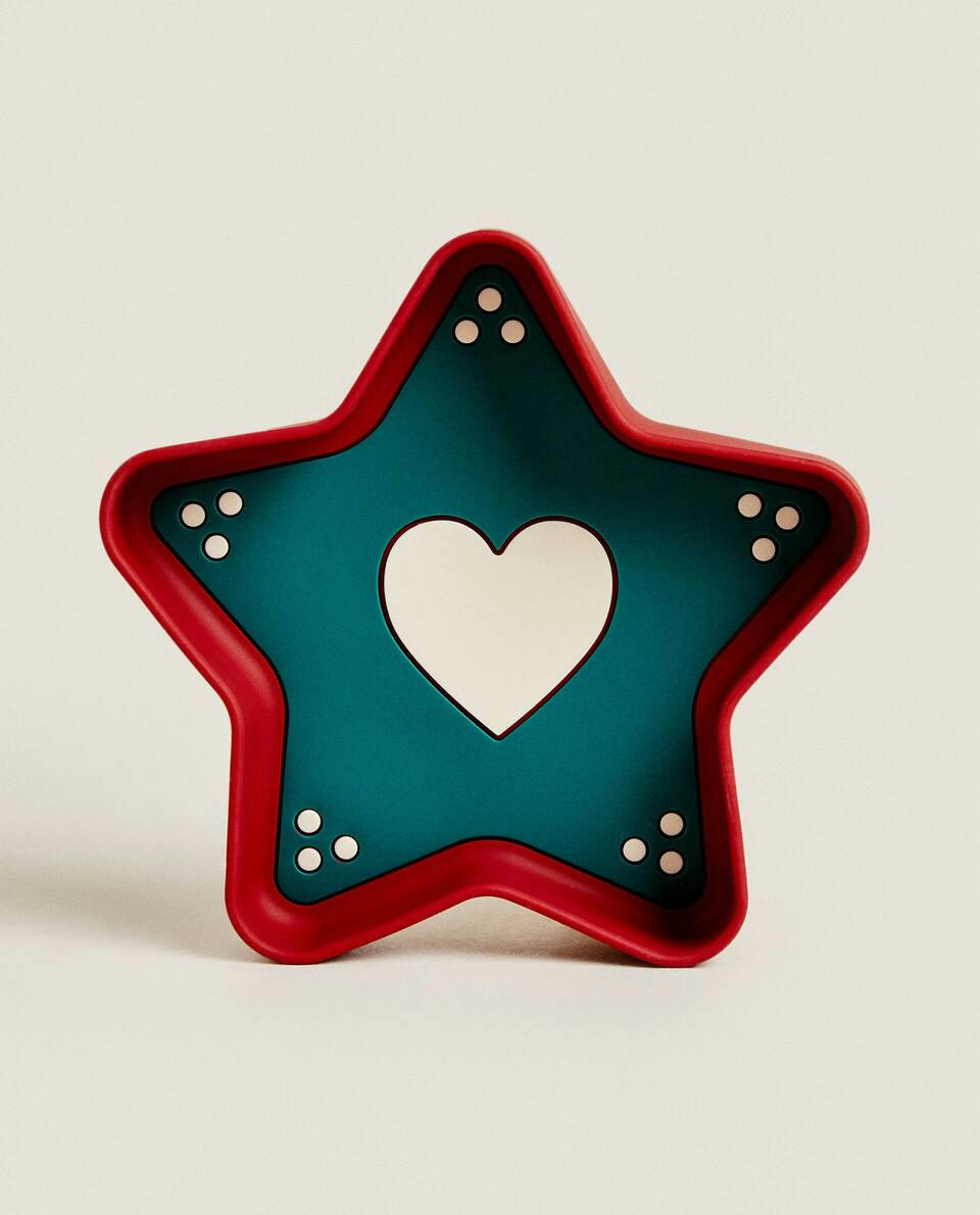 SILICONE CHRISTMAS STAR PLATE