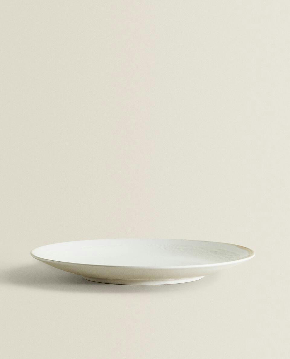 STONEWARE DESSERT PLATE