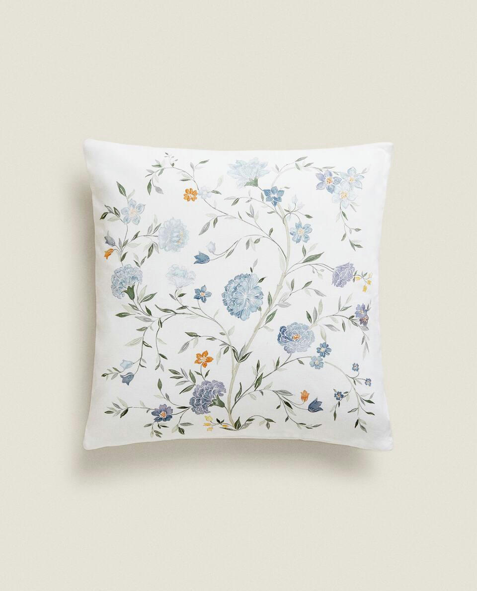 MINI FLORAL PRINT CUSHION COVER