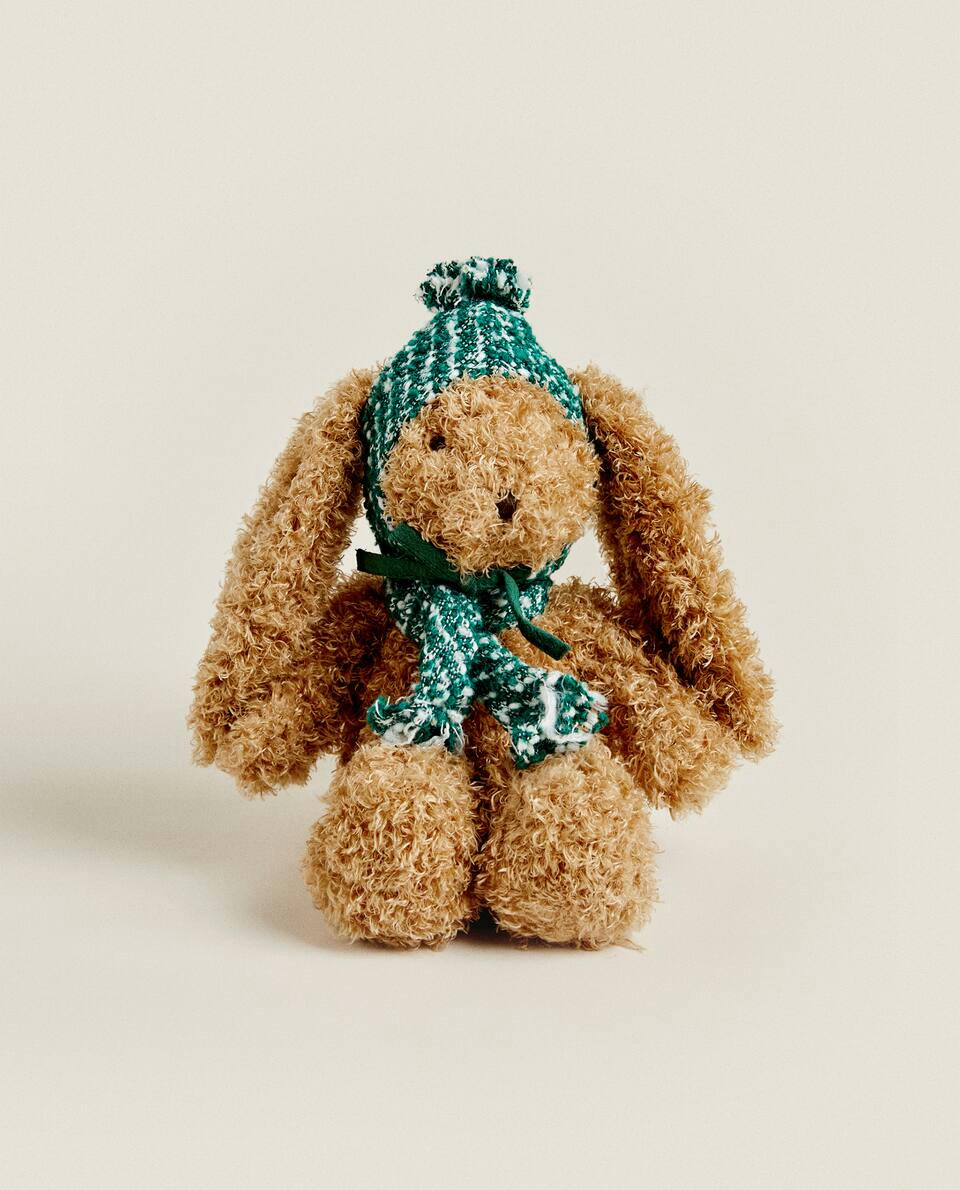 CHILDREN’S MEDIUM CHRISTMAS BUNNY SOFT TOY