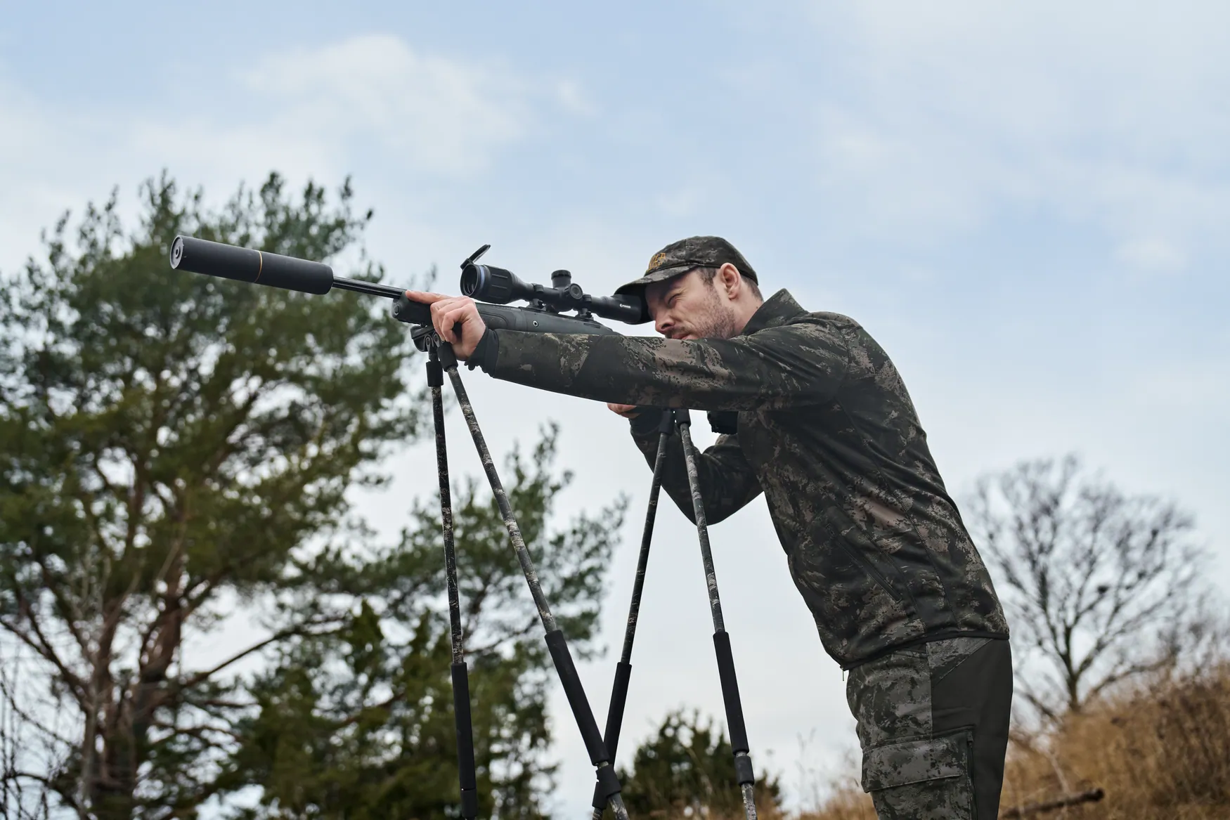 H&auml;rkila NOCTYX camo full zip fleece