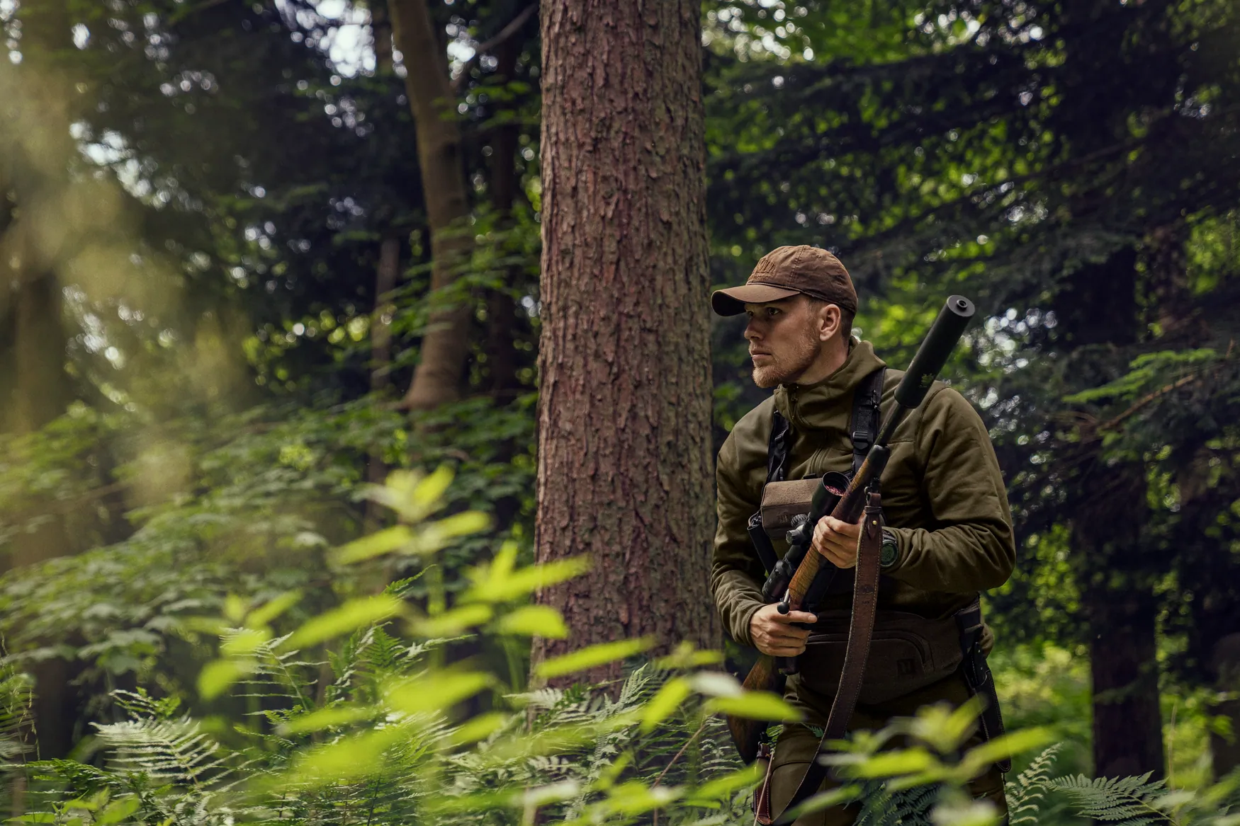 Deer Stalker fleece hoodie