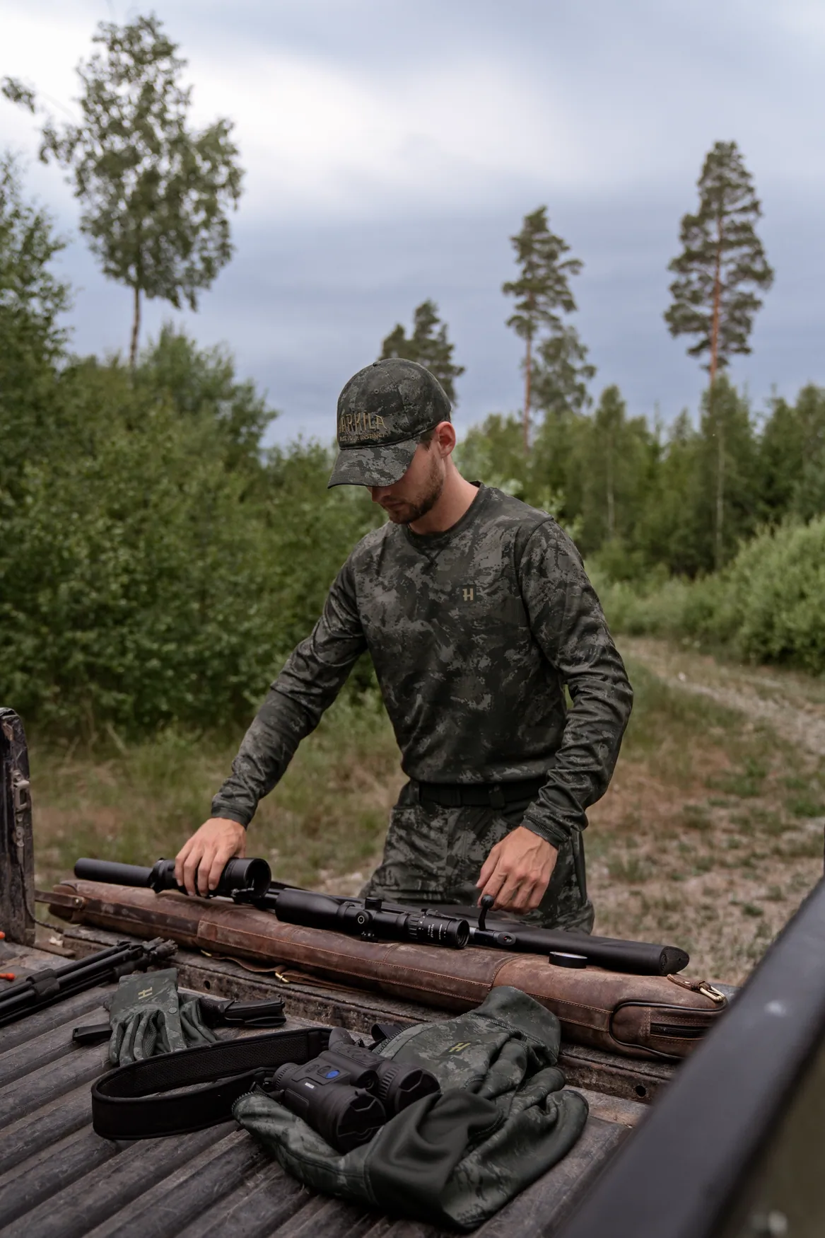 H&auml;rkila NOCTYX camo L/S t-shirt