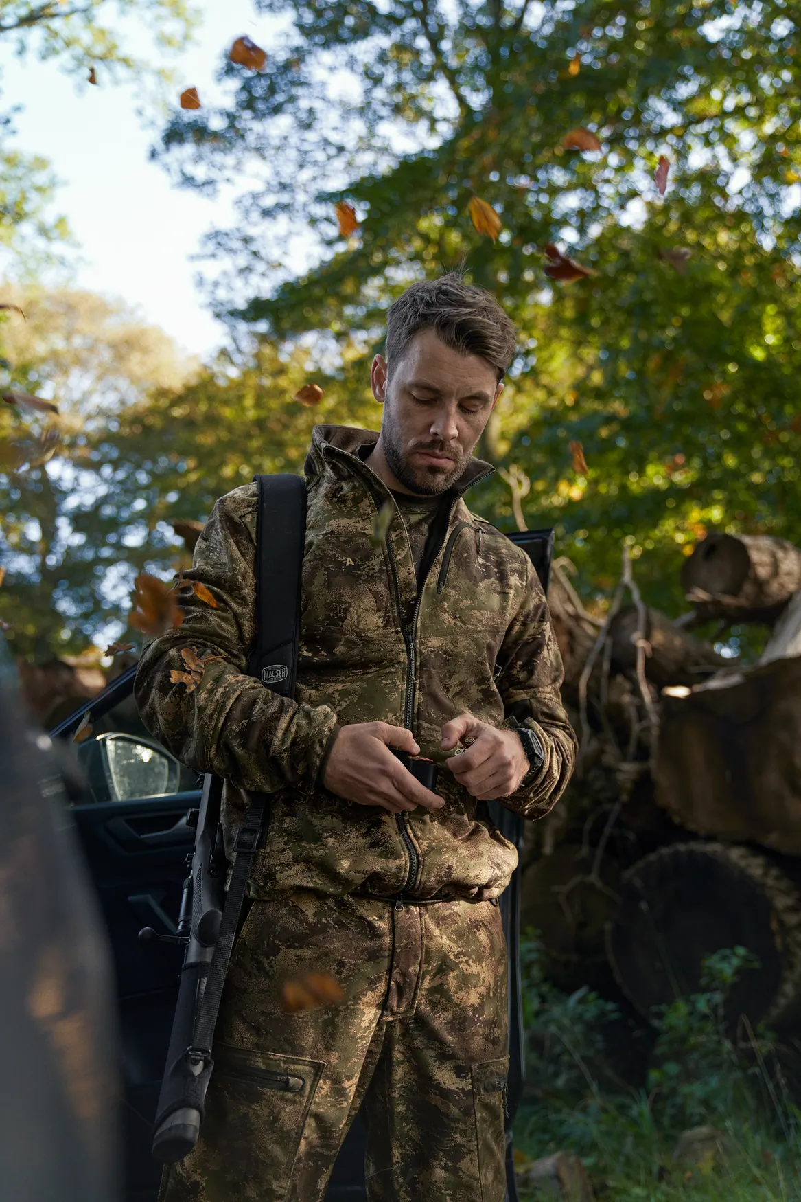 Deer Stalker camo WSP fleece jacket