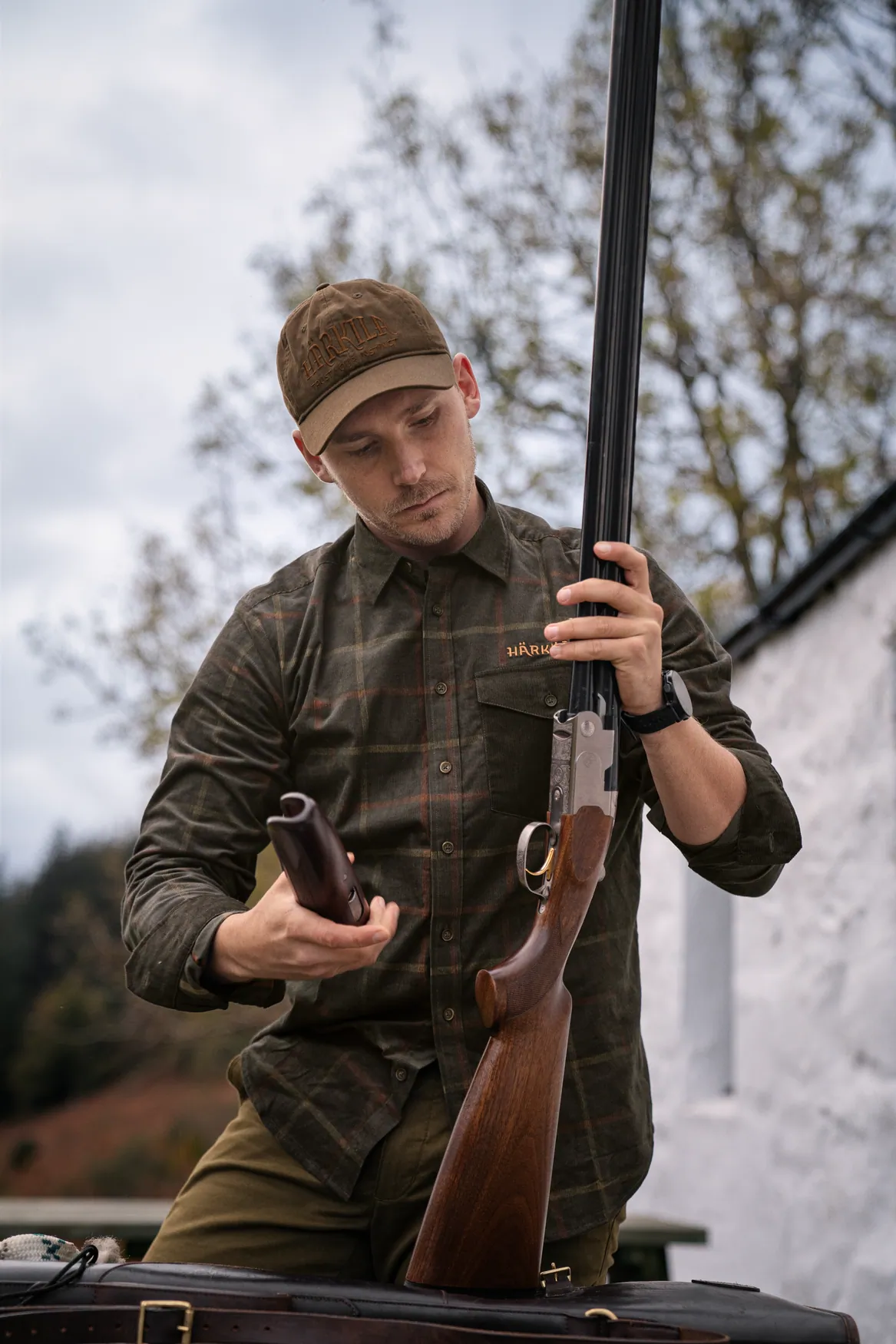 Kaldfjord corduroy check shirt