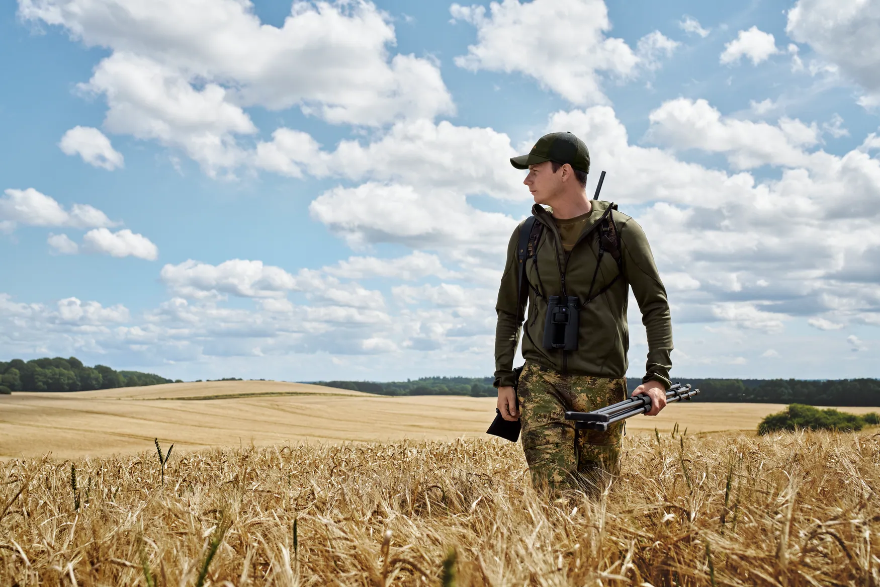 Deer Stalker full zip fleece hoodie