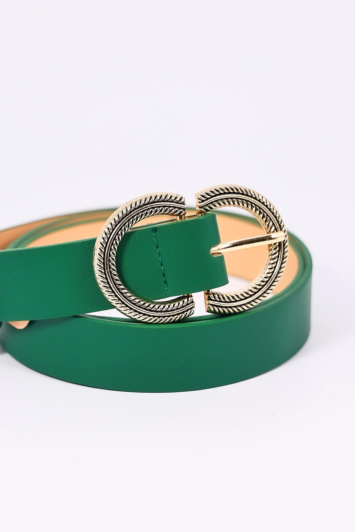 Green Half Circle Belt in S/M