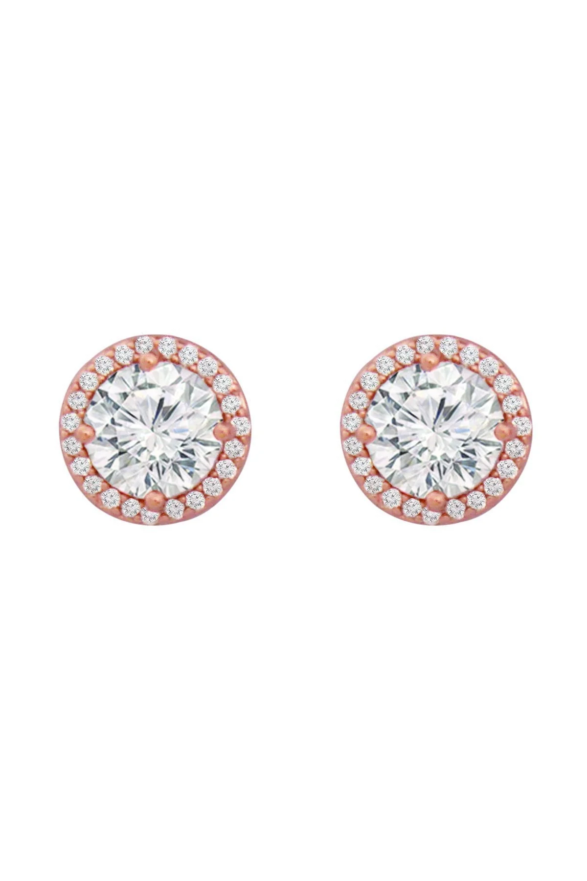 Round Stone Earrings