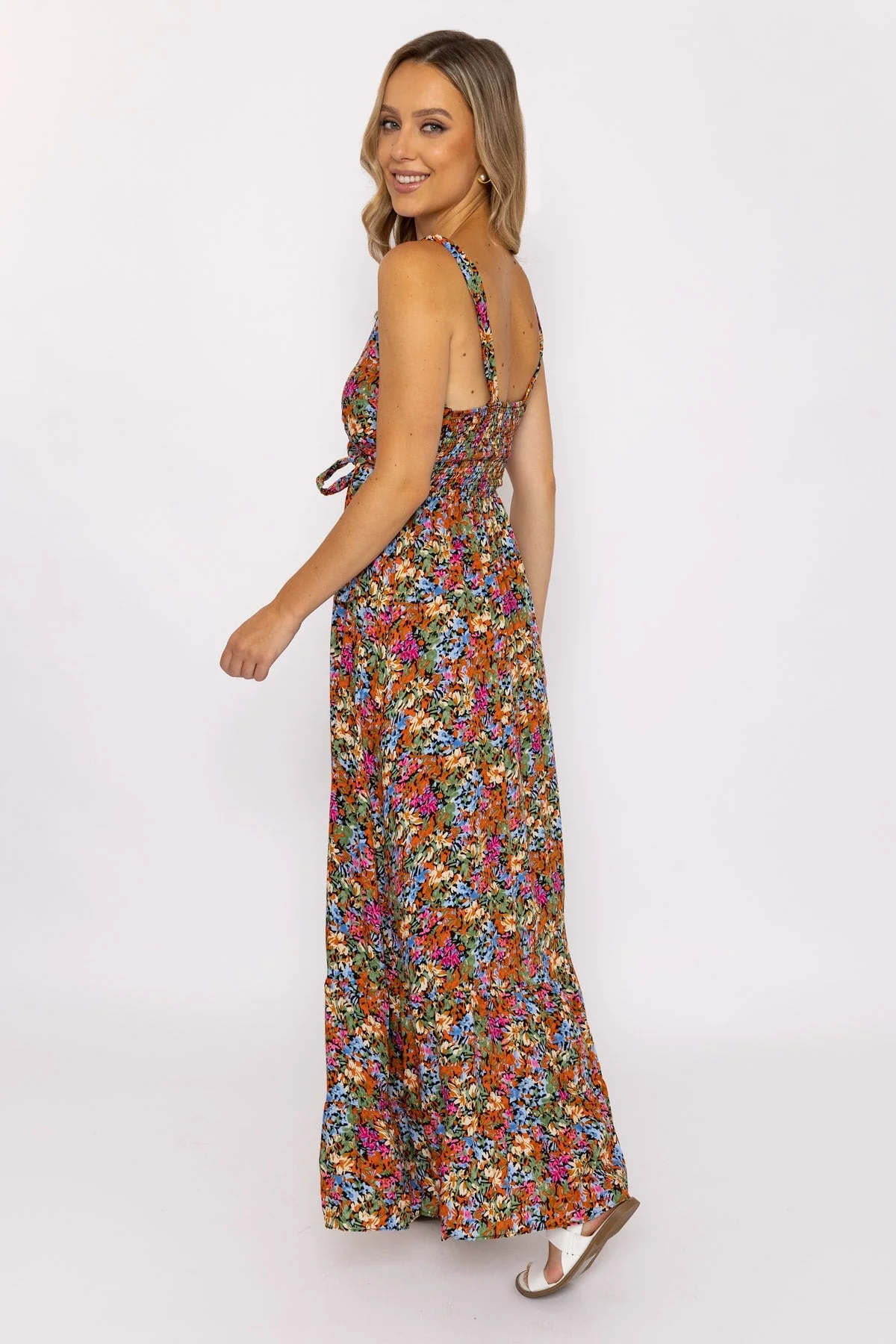 Floral Printed Maxi Dress