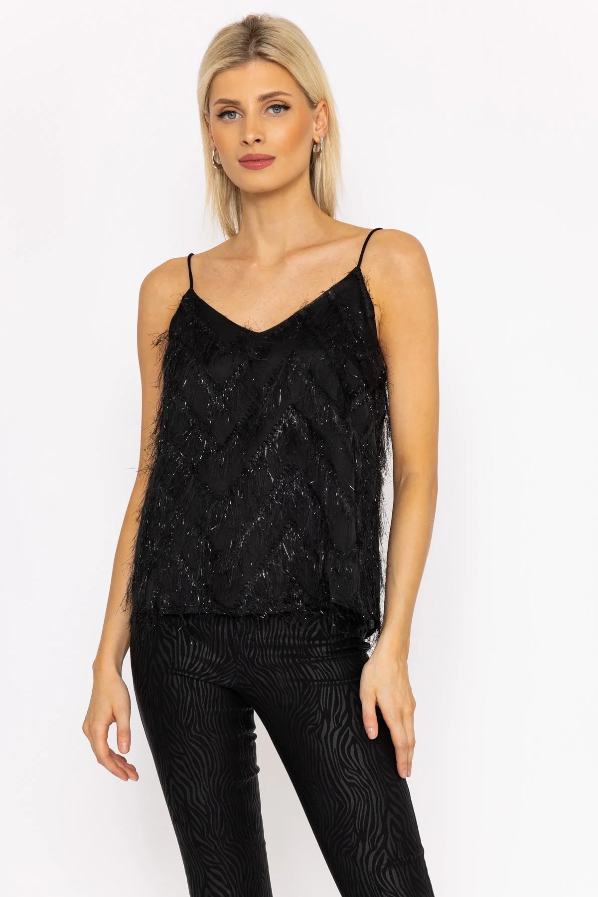 Juliette Singlet Top in Black