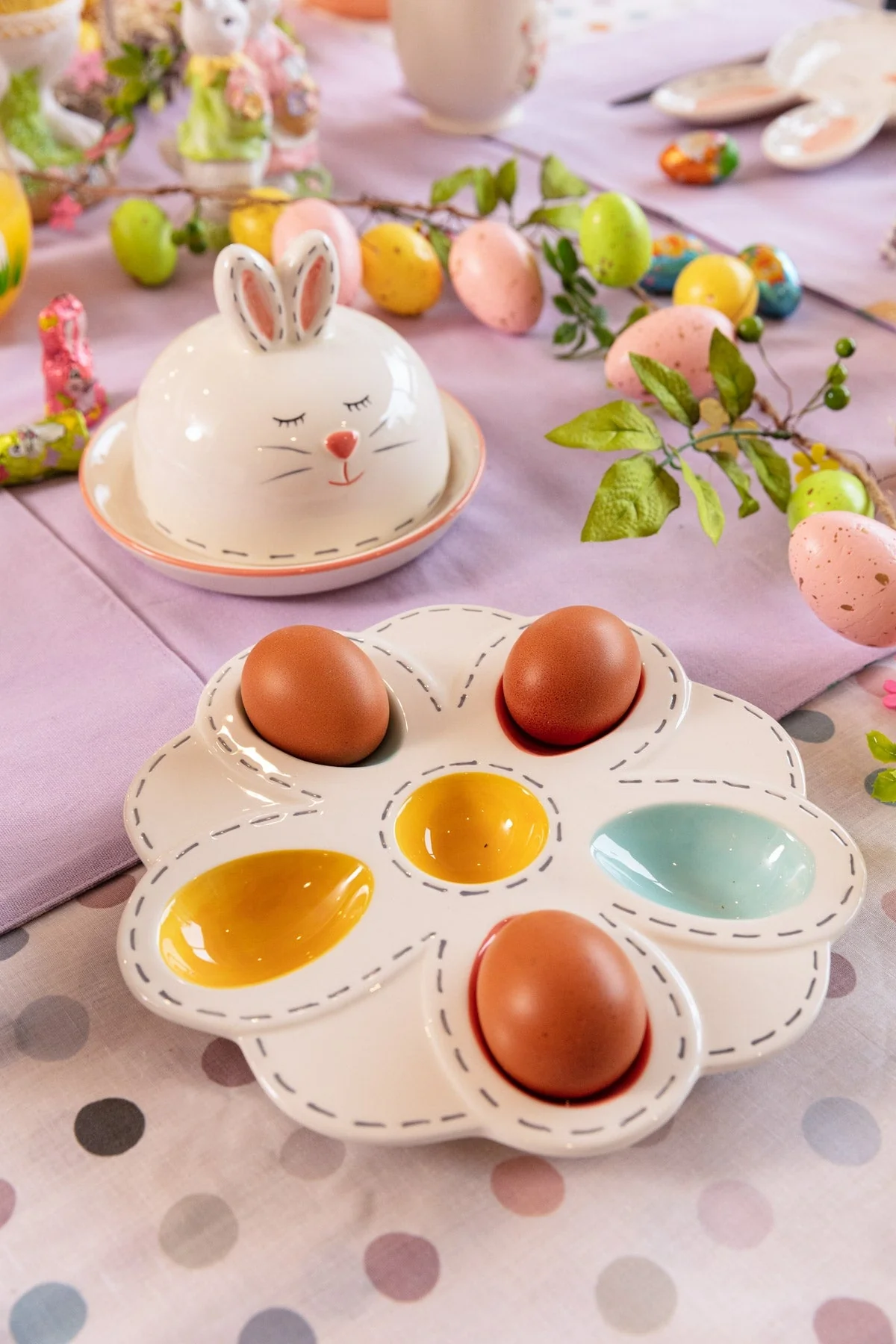 Hoppity Easter Egg Plate