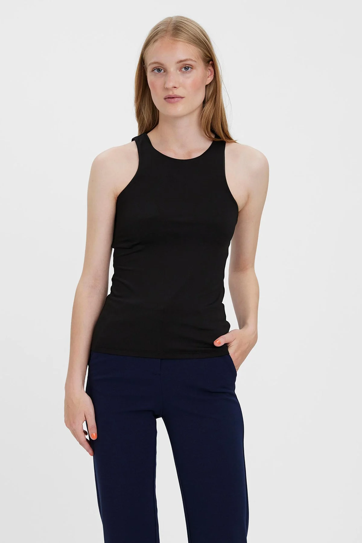 Bianca Tank Top in Black