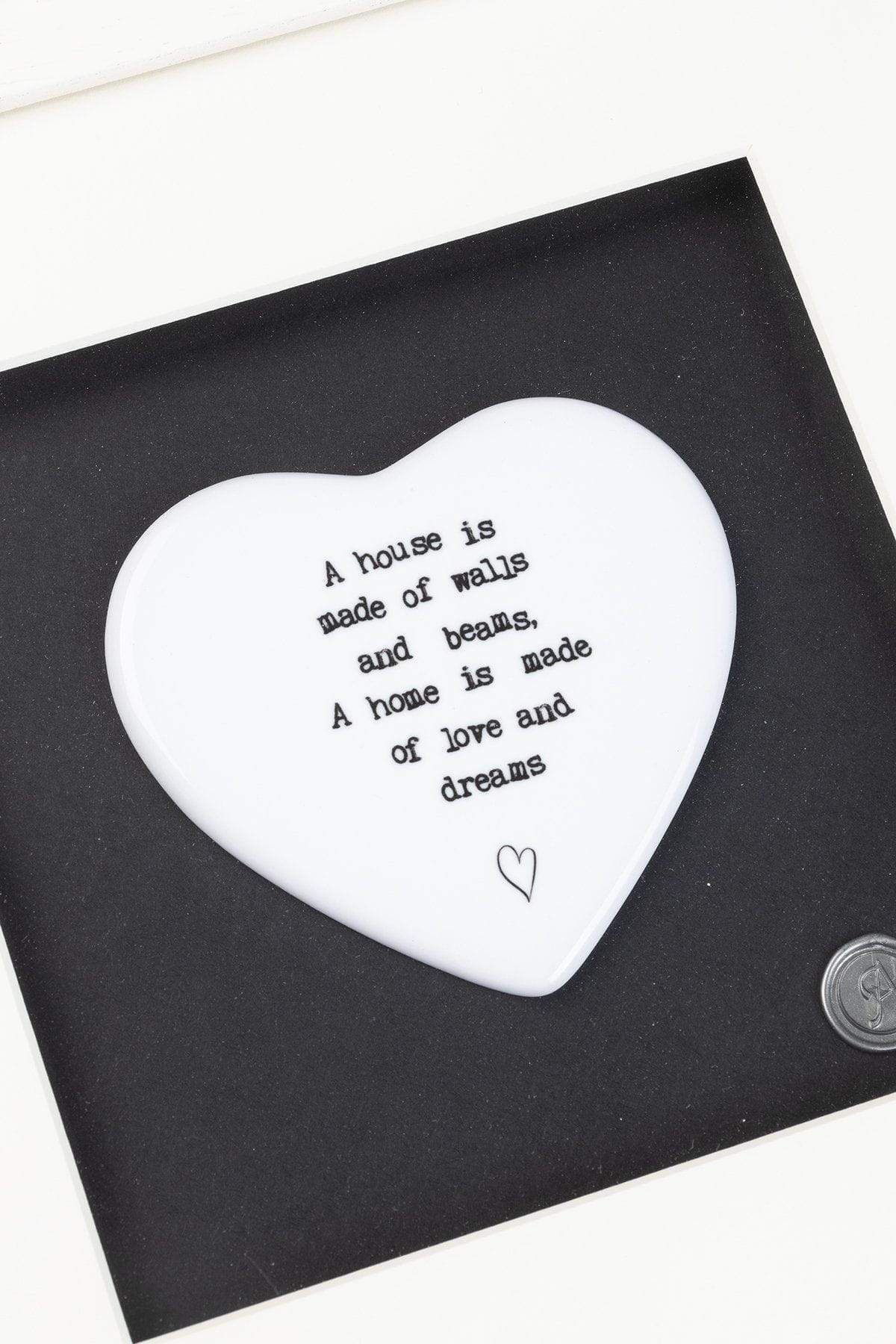 Ceramic Art- House is Made of Love and Dreams