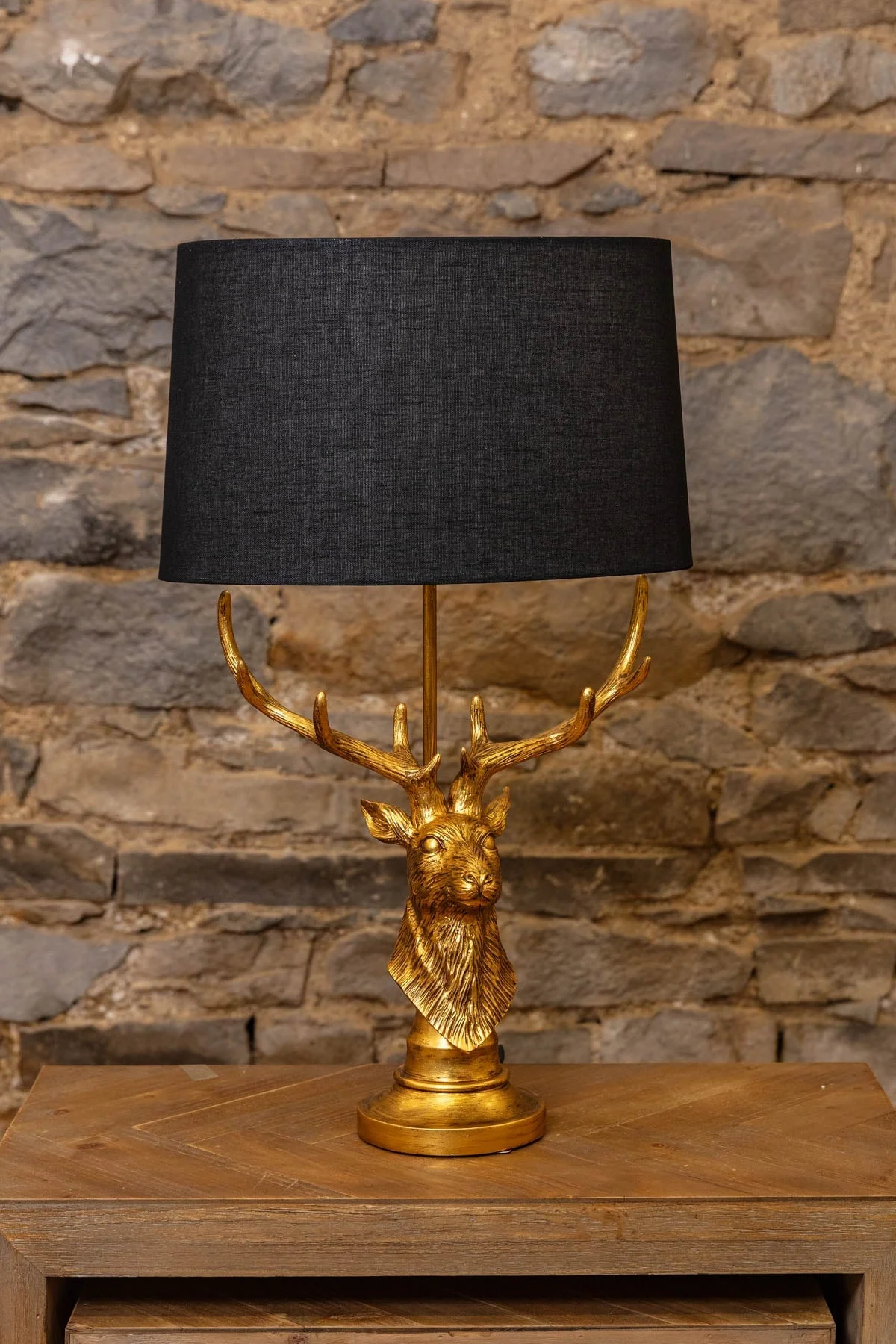 Gold Stag Table Lamp