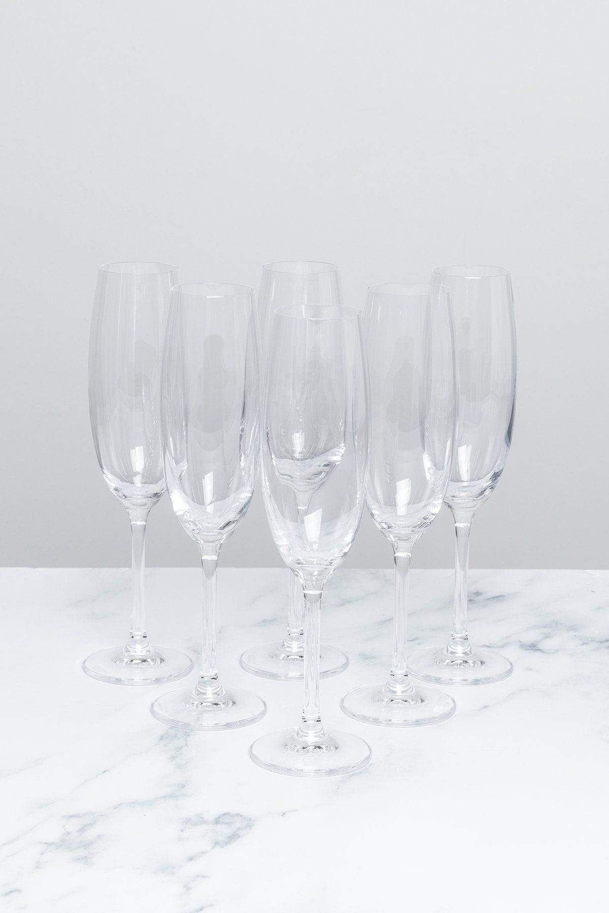 Set of 6 Connoisseur Champagne Glasses