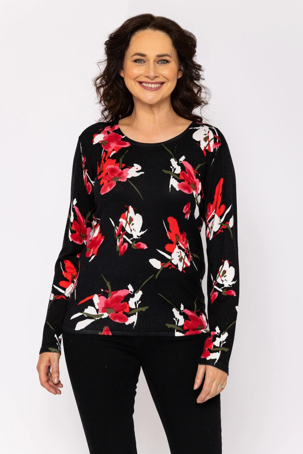 Printed Knit in Black