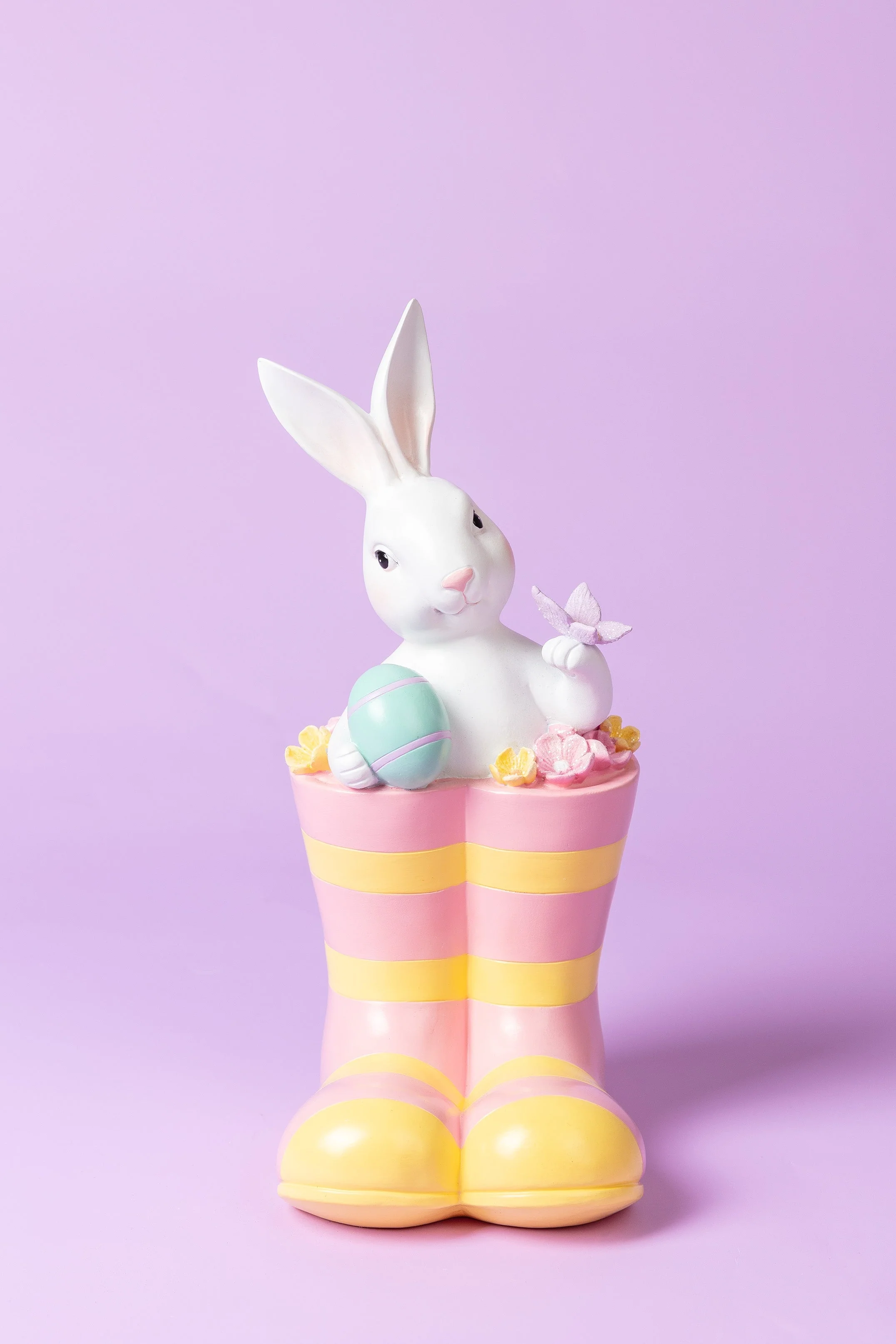 Bunny In Wellies Easter Ornament