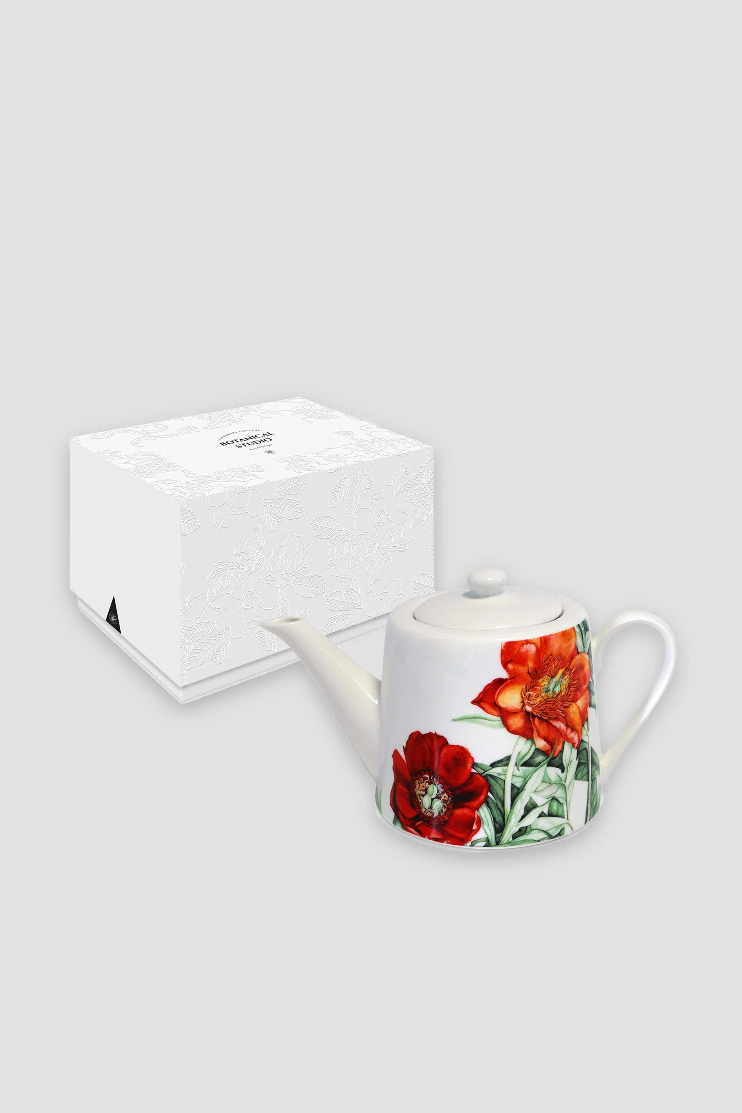 Peony Rose China Teapot