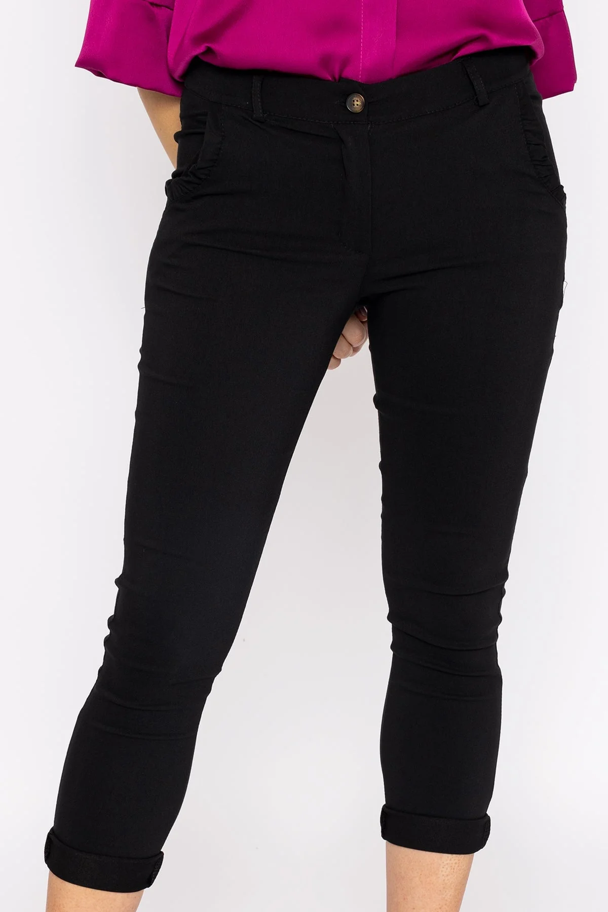 Bengaline Trousers in Black