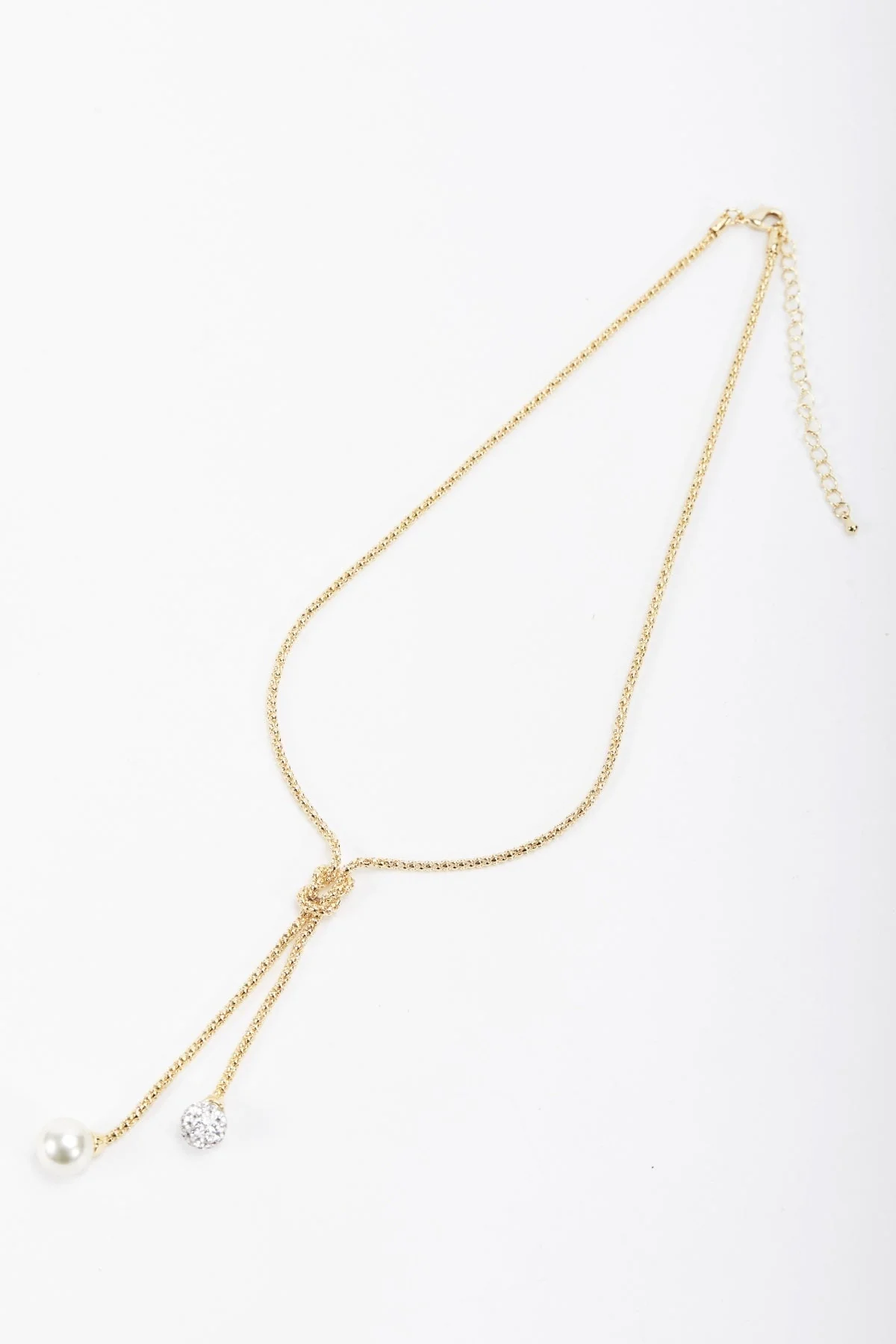 Pearl Lariat Necklace