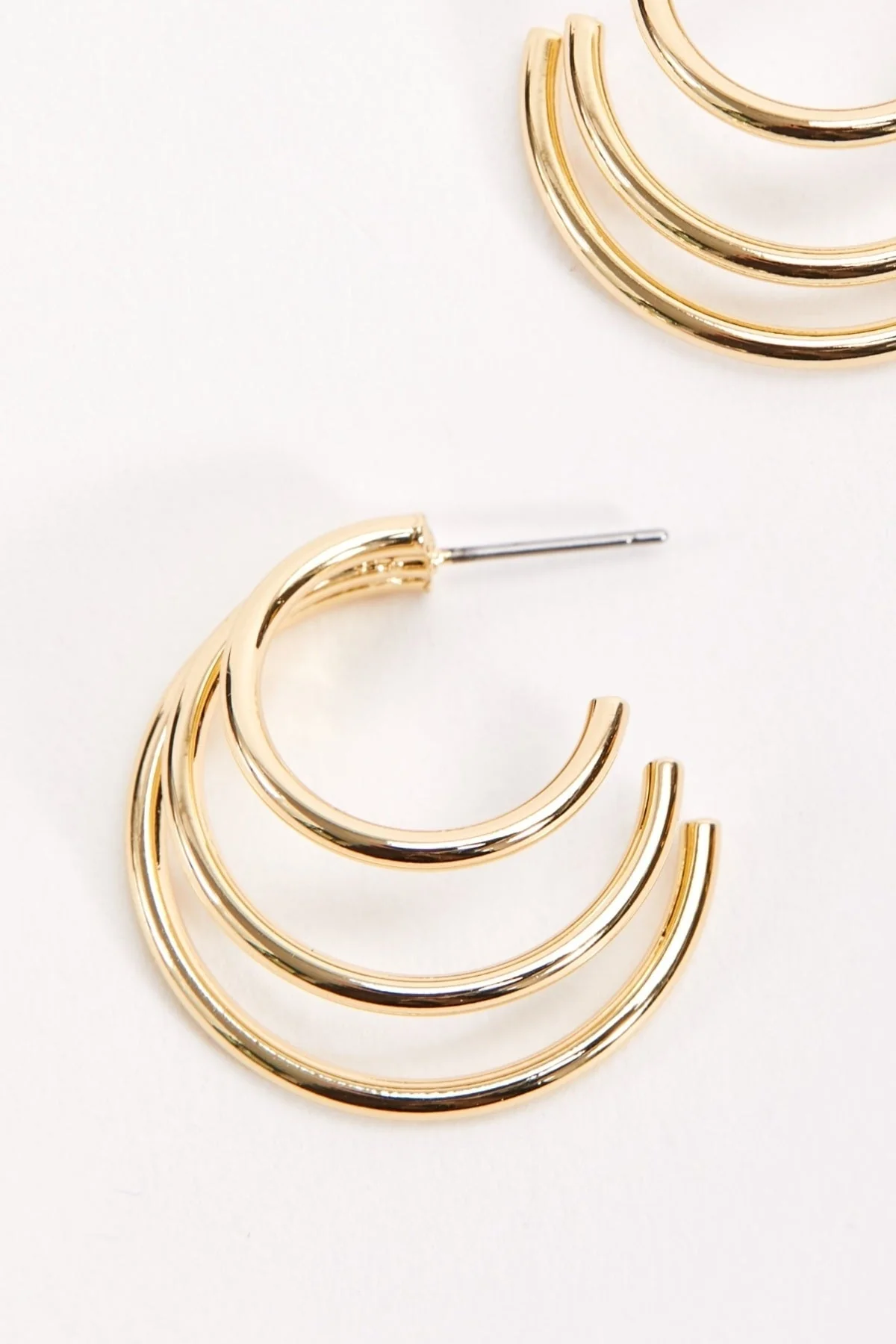 Triple Hoop Earrings