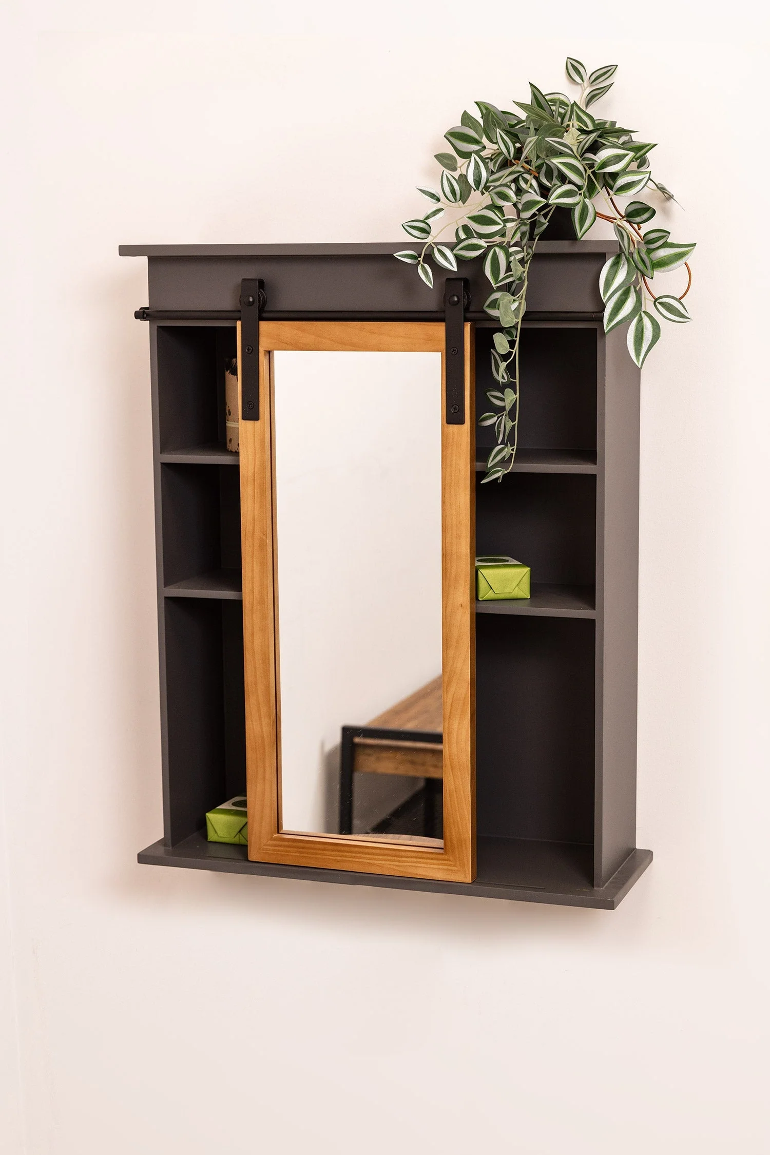 Marina Grey Bathroom Wall Cabinet