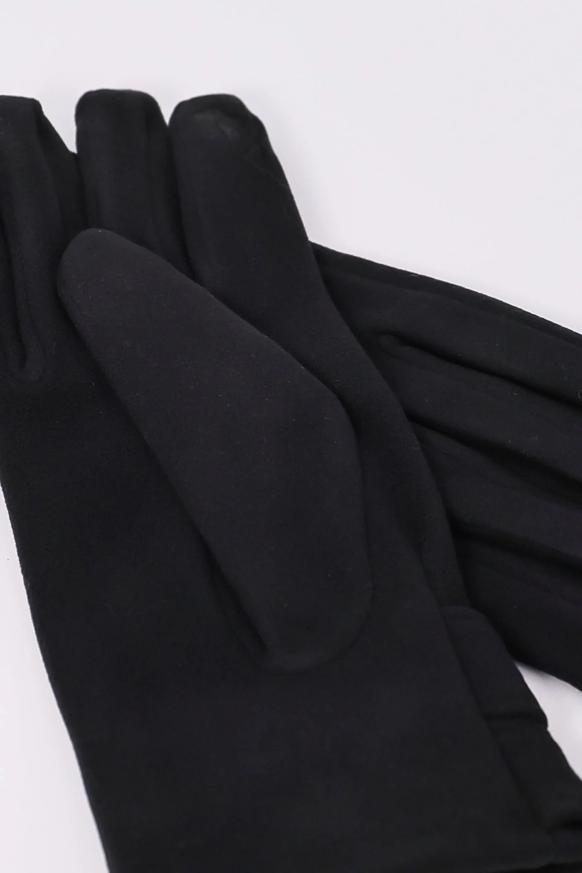 Twist Front Glove in Black