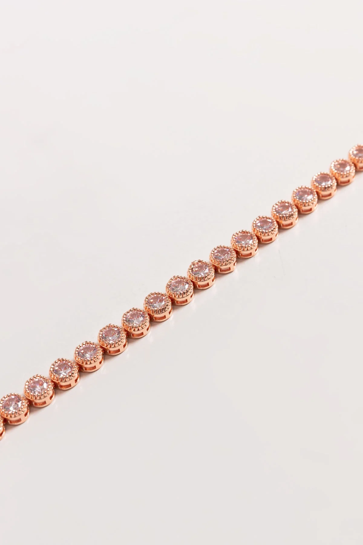 Danna Rose Gold Tennis Bracelet